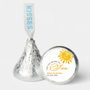 Boho Cute First Trip Around the Sun 1st Birthday Hershey®'s Kisses®