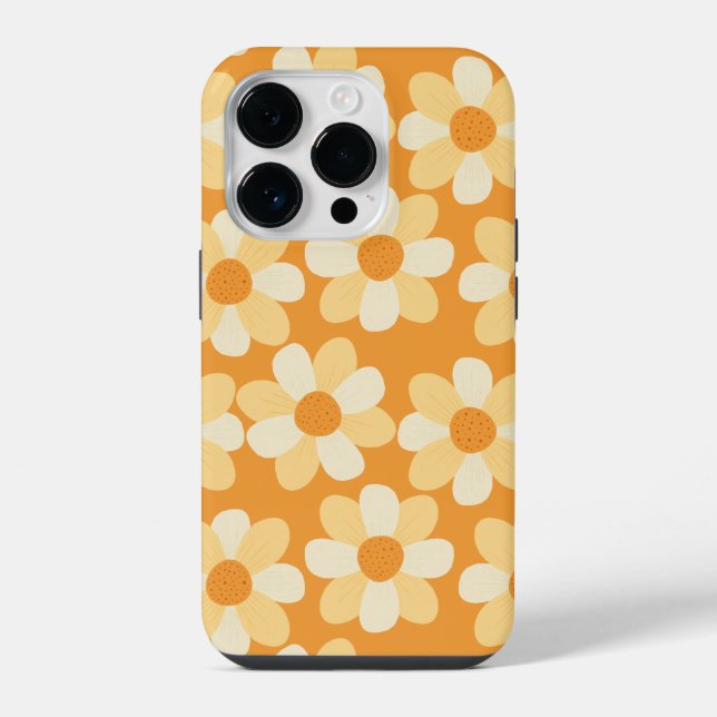 Boho Daisy Art Iphone Case (Back)