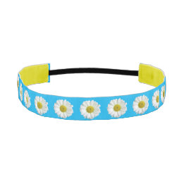 Boho Daisy Crown Athletic Headband