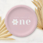 Boho Daisy First Birthday Paper Plates<br><div class="desc">Add a personal touch to your little one's birthday decor with our Daisy First Birthday Paper Plates. This boho design features a modern typography and a charming daisy accent, creating a sweet and stylish look. Customize the plate with your child's name for a personalized touch. Available in three neutral colorways...</div>
