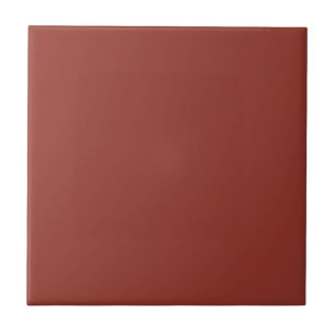 Boho Dark Rust Ceramic Tile