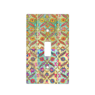 Boho Decor! Gypsy Chic Style! Bright Cheerful! Light Switch Cover