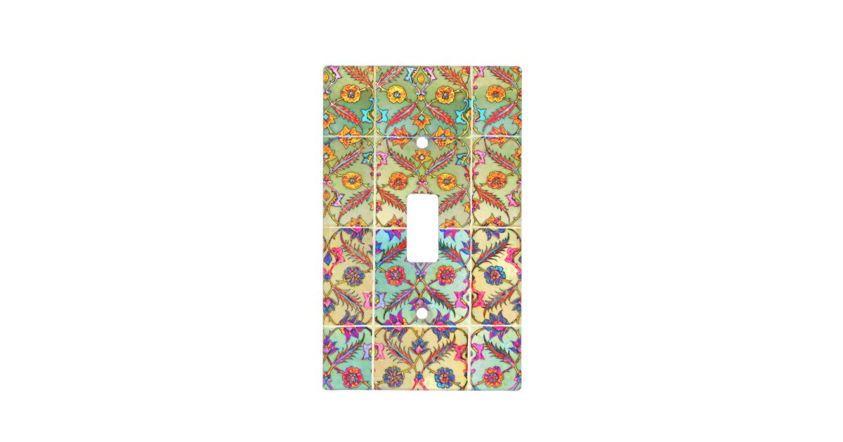 Boho Decor! Gypsy Chic Style! Bright Cheerful! Light Switch Cover Zazzle