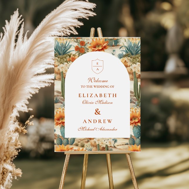 Boho Desert Arch Wedding Foam Board (Creator Uploaded)