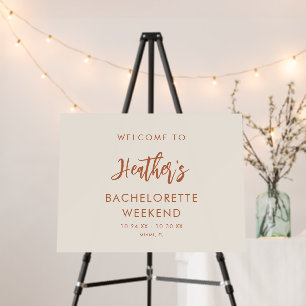Boho Desert Bachelorette Weekend Welcome Sign