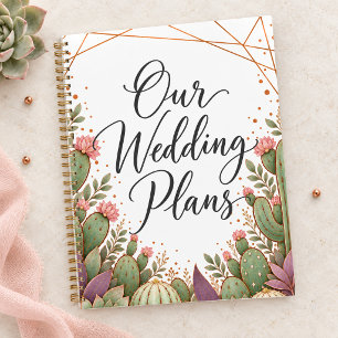 Boho Desert Cactus & Succulents Pastel Wedding Planner