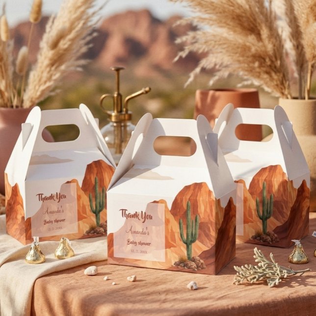 Boho Desert Darling Southwest Baby Shower  Favor Boxes (Creator Uploaded)