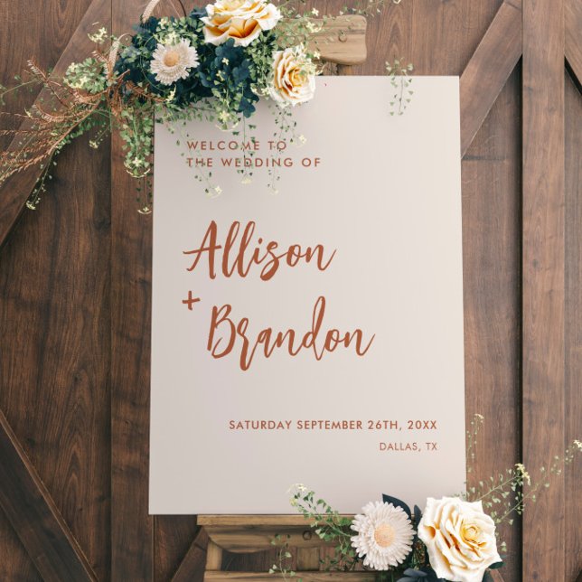 Boho Desert Large Wedding Welcome Sign (Creator Uploaded)