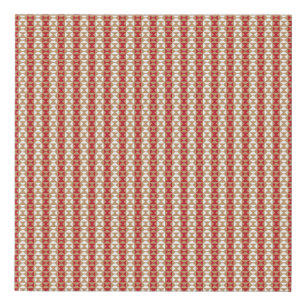 Boho Desert Stripe Pattern Design Faux Canvas Print
