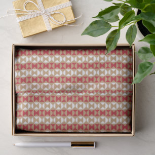 Boho Desert Stripe Pattern Design Tissue Paper