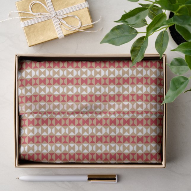 Boho Desert Stripe Pattern Design Tissue Paper (Gift)