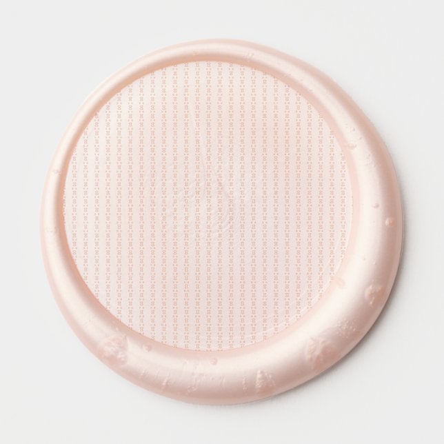 Boho Desert Stripe Pattern Design Wax Seal Sticker (Front)