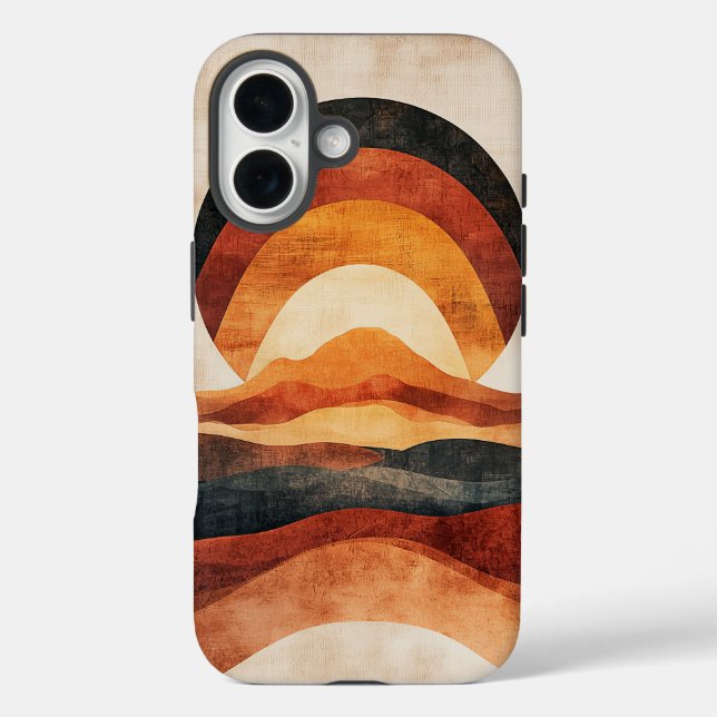 Boho Desert Sunrise Phone Case  (Back)