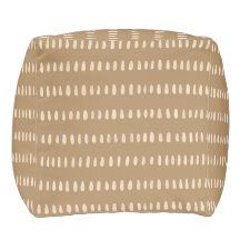 Boho Desert Tan Tone Paint Brush Dash Stripes