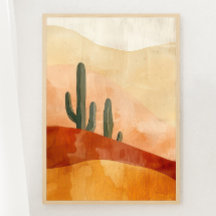 Boho Desert Tranquil Print 1 of 3 Poster