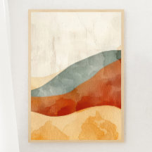 Boho Desert Tranquil Print 3 of 3 Poster