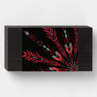 Boho design wooden box sign