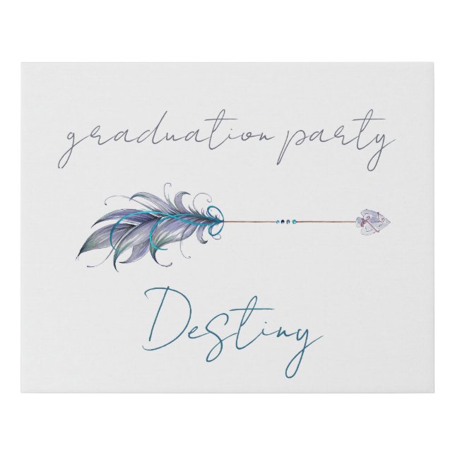  Boho Direction Sign Graduation Party (Front)