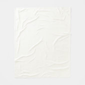Boho doodle pattern teal white volleyball fleece blanket (Back)