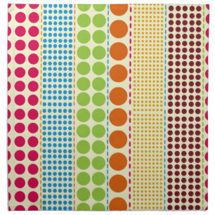 Boho Dots Cloth Dinner Napkins - Set Of 4