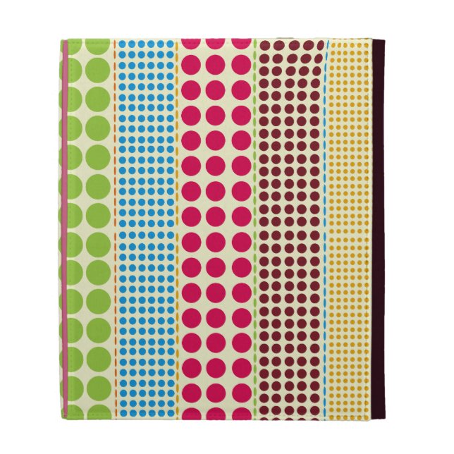 Boho Dots iPad Folio Case (Front)