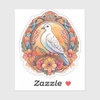 Boho Dove Sticker