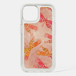 Boho Dragonflies in Pink iPhone 15 Case