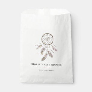 Boho Dream Catcher Baby Shower Favor Bag