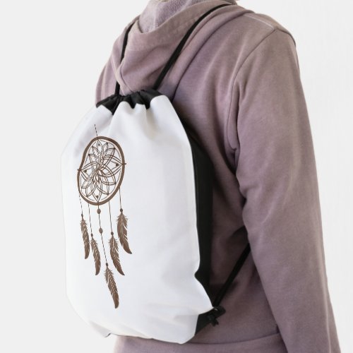 Boho Dream Catcher Custom Name Gym Bag