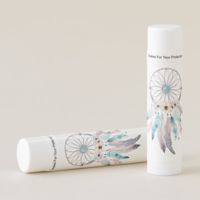 Boho Dream Catcher Cute Baby Shower Lip Balm (Front)