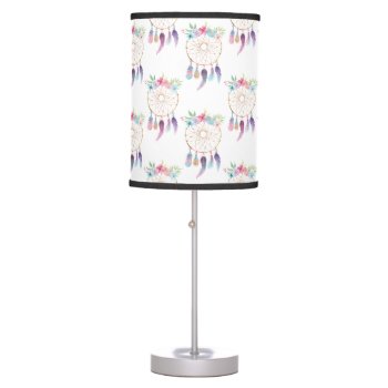 Boho Dream Catcher Nursery Lamp by YourMainEvent at Zazzle