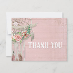BOHO Dream Catcher Thank You Girl Baby Shower
