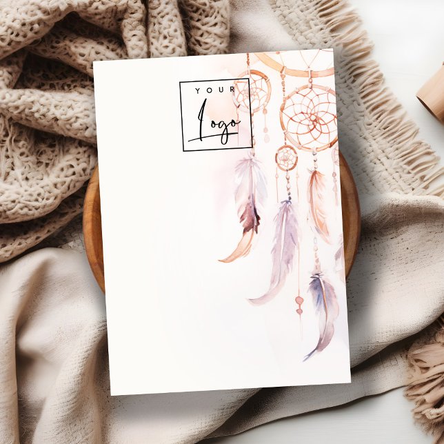 Boho Dreamcatcher Blank Jewelry Logo Display Business Card (Creator Uploaded)