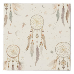 Boho Dreamcatcher Nursery Wall Art Ethereal