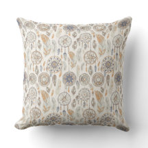 Boho Dreamcatcher Style Pillow