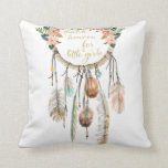 Boho Dreamcatcher Thank Heaven Little Girls Pillow