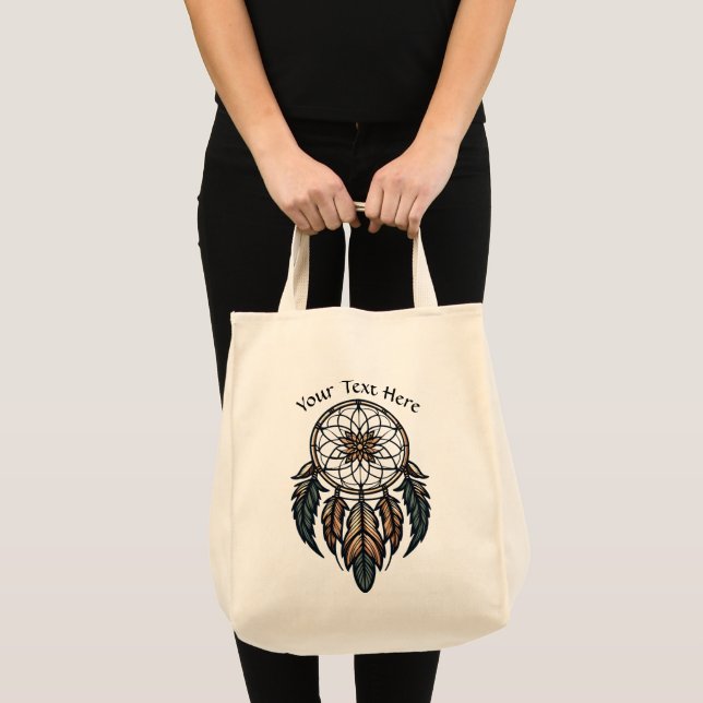 Boho dreamcatcher tote bag (Front (Product))