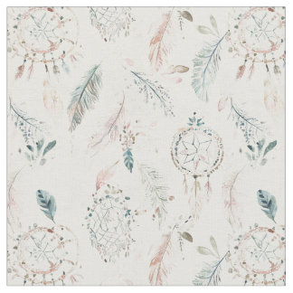 BOHO DREAMWEAVER and Feathers Fabric