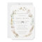 Boho Dry Palm Pampas Grass Floral Wedding Invite