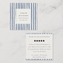 Boho Dusky Blue Watercolor Strips Review Request