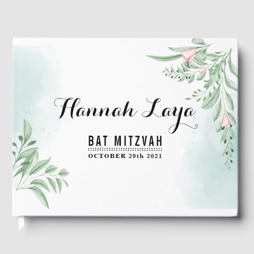 Boho Dusty Blue Eucalyptus Bat Mitzvah