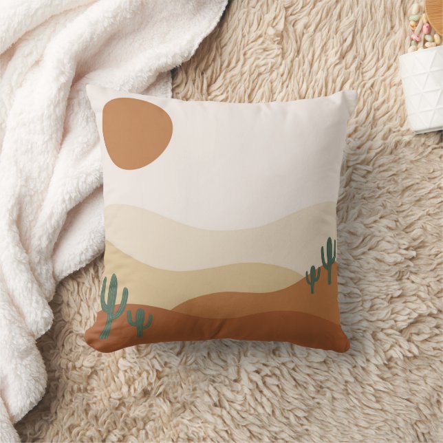 Boho Earth Tones Throw Pillows (Blanket)