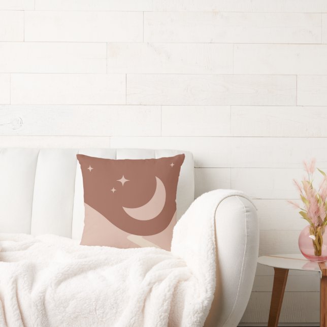 Boho Earth Tones Throw Pillows (Couch)
