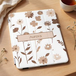 Boho Earthy Floral Gentle Botanical iPad Pro Cover