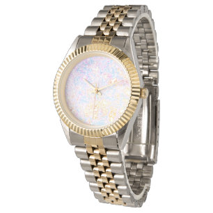  Boho Eclectic Hippie Funky Colorful Pastel Marble Watch
