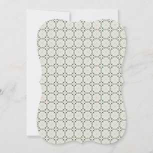 Boho Eclectic Intricate Delicate Christmas Pattern Invitation