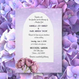 BOHO Elegance! Graceful Wedding Flat Invitation