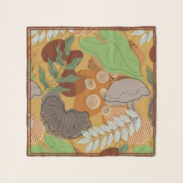 Boho Enchanted Forest Scarf (Front)