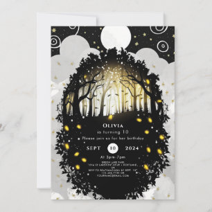 Boho Enchantment Woodland Birthday Invitation