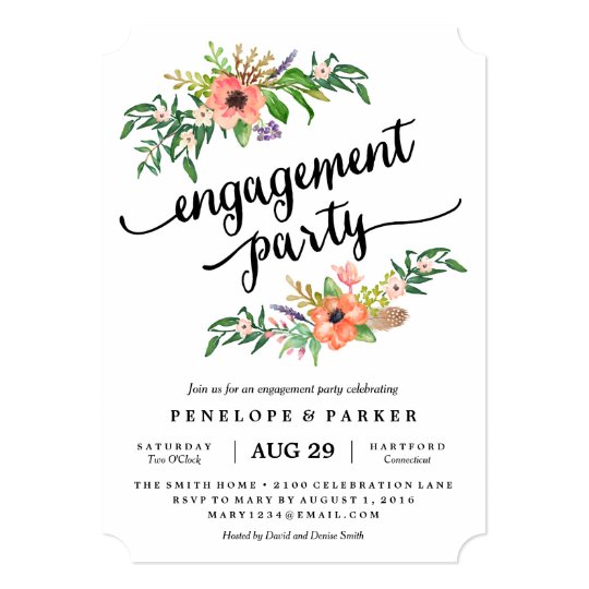 Engagement Party Invitation Cards 2